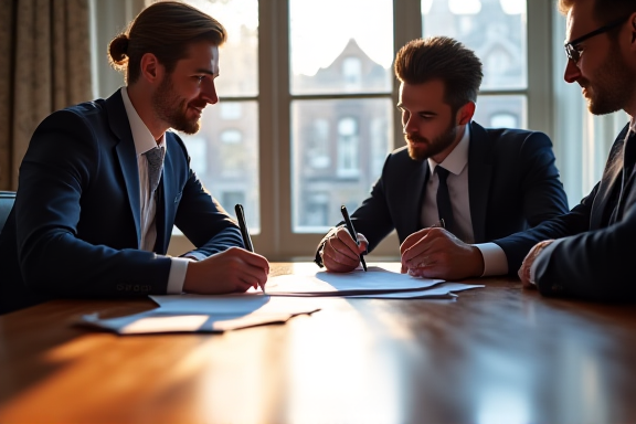 Corporate governance vergadering voor Nederlandse BV-oprichting